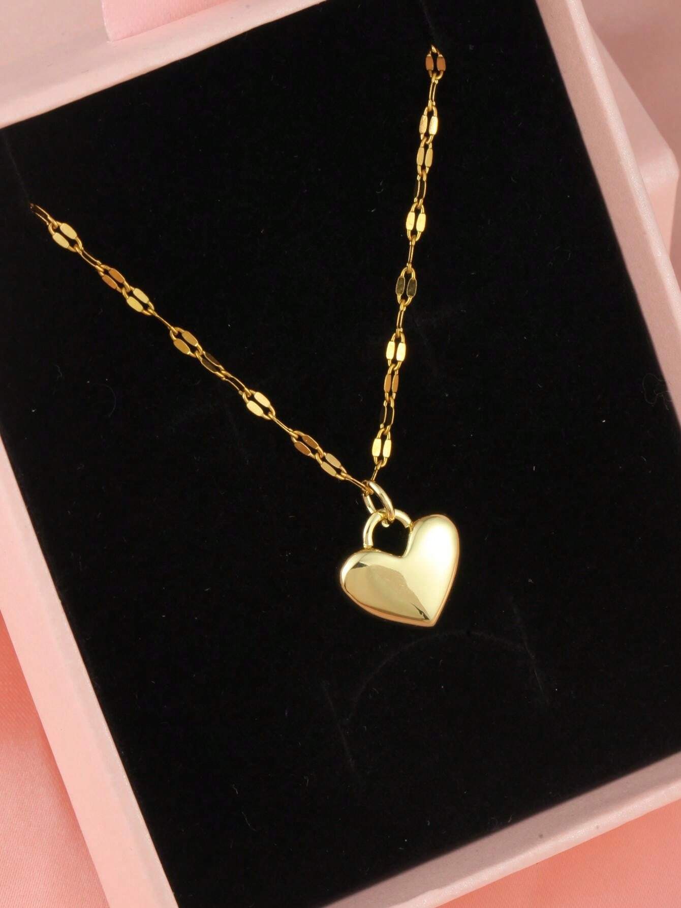 2025 Valentine's Day Fashion Jewelry Necklace Heart, Rose, Bow Pendant