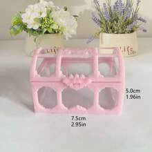 1 件海盗宝箱、珠宝宝石硬币收纳盒、带盖巧克力糖果食品盒、圣诞新年礼物收纳盒、糖果盒、透明食品包装盒、婚礼配饰珠宝盒 - 彩色 - 查看 9