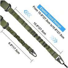 SMART TREE Tactical 2 Point Gun Sling Shoulder Strap Sling W/ 2Pcs MLOK QD Sling Swivel Set Perfect Tactical Accessories For Hunting Shooting - Army Green - View 2