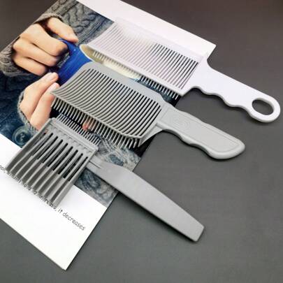 3pcs/Set Gradient Styling Comb, Flat Top Haircut Gradient Comb, Barber Salon Gradient Comb Accessories
