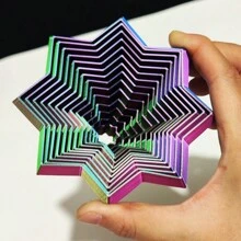 1 Miếng Lót Đế Lót Ly Cảm Giác Cho Người Lớn In 3D Hình Bát Giác Bằng Nhựa Bền Đẹp - Công Cụ Thư Giãn Có Hoa Văn Hình Học Cho Thiền Định Tích Cực - Nhiều màu - Xem 9