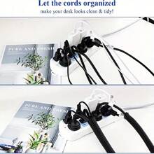 1m - 6mm Inch Cord Protector Wire Loom Tubing Cable Sleeve Split Sleeving For USB Power, Audio Video Cable - Protect Cat From Chewing - Black - View 5