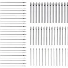 100Pcs Mix Body Piercing Needles Sizes 12G 13G 14G 16G 18G 20G Piercing Needles Ear Nose Piercing Needles - Silver - View 12