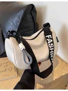 Sport Fashion Crossbody Nylon Bag[6235] - Màu be - Xem 5