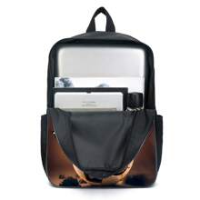 Three Pieces Football Pattern Backpack 15-Inch, Lightweight Outdoor Leisure Backpack For Back To School, Three Pieces Combination School Bag, Crossbody Bag - Football Three Piece Suit - View 7