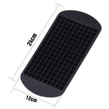 5PCS 160 Grids Mini Ice Cube Tray Frozen Cubes Tray Maker Silicone Ice Mold Tool DIY - Black - View 10