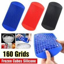 5PCS 160 Grids Mini Ice Cube Tray Frozen Cubes Tray Maker Silicone Ice Mold Tool DIY - Black - View 1