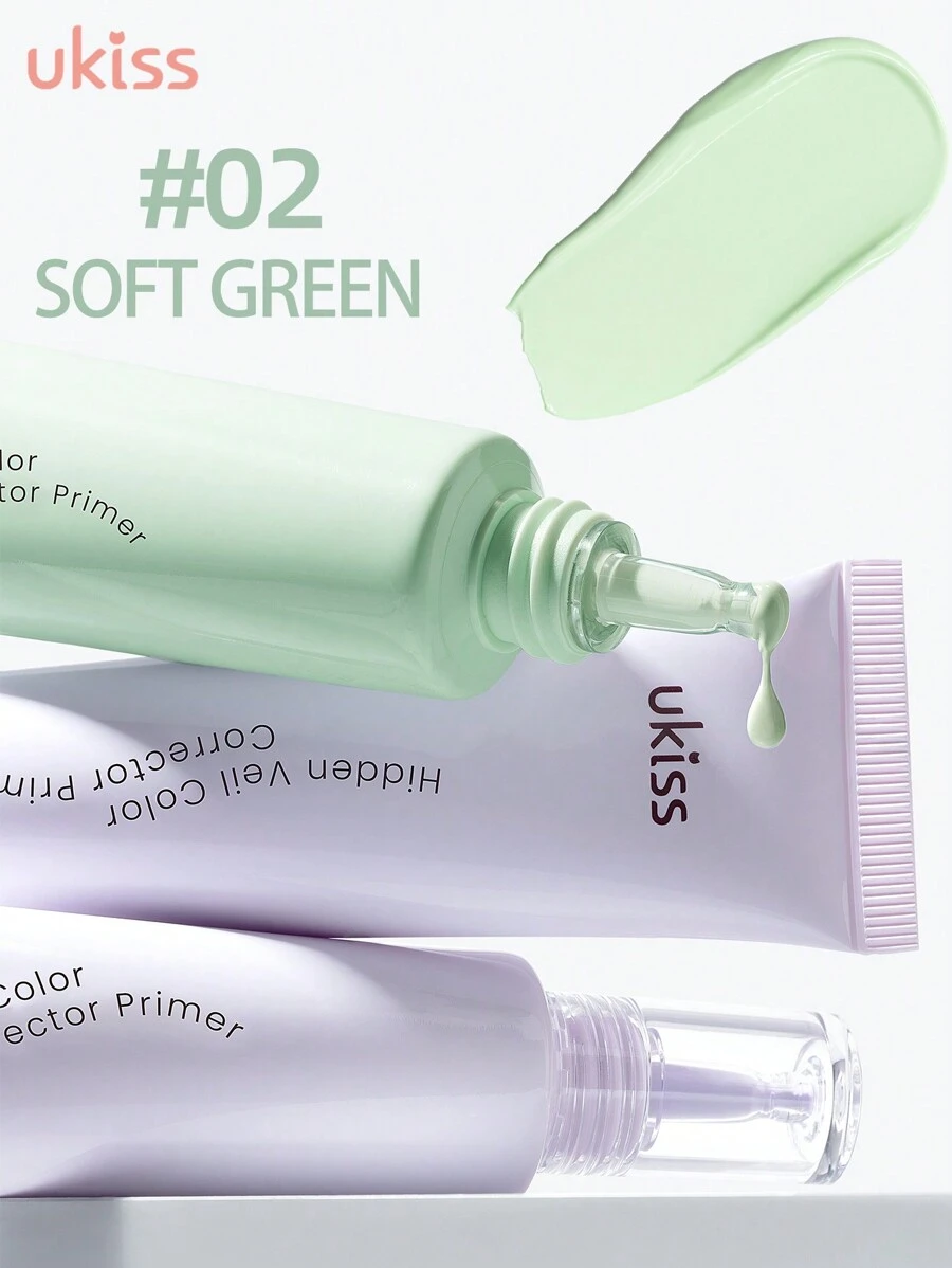 ukiss 30g 一步式色彩校正隔离霜，化妆底霜，肤色校正和亮白底霜，控油保湿 - 02 Soft Green - 查看 1
