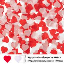 1 paquet/5000 pièces de confettis en forme de cœur de 1 pouce, blancs et rouges, roses, or/rouges/rose gold paillettes, papier de soie de couleurs mélangées. Confettis en forme de cœur pour la décoration de la Saint-Valentin - pour lancer des cœurs pour le mariage, la décoration de table romantique, le lieu, le bouquet à la main, le remplissage de ballons transparents
