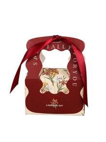 4 piezas/8 piezas Caja de dulces para el Día de San Valentín, Caja de regalo de chocolates, Caja de regalo sencilla y fresca para bodas y compromisos - Papel - Ver 8