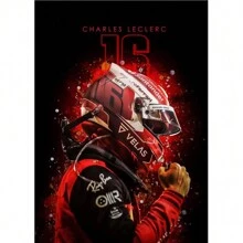 1pc Wall Arts Posters Frameless F1 Racing Legend Saike Art Living Room Home DecorationPop - Multicolor - View 34