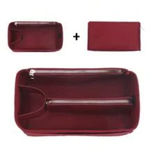 1pc Small/Medium/Large/X-Large Multi-Functional Liner Inner Cosmetic Bag, Toiletry Organizer Pouch - Foldable Removable Inner Bag