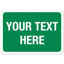 1件个性化彩色招牌，13种颜色可选，可定制您的专属标识、定制门牌号、定制金属标牌、户外商业标牌，12x8英寸，高品质铝制装饰标牌，防褪色。生日、毕业、家庭和谐等场合的礼物