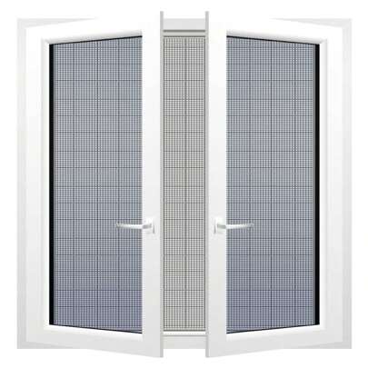 TIENDA EURASIA Kit Mosquitera Ventana Ajustable, Blanco, Rrtable (170 x 180 cm). Entrega 24/48h a España Peninsular