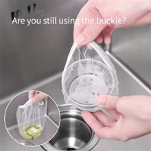 50/85PCS Disposable Sink Strainer Bag Kitchen Floor Drain Strainer Disposable Sewer Strainer Kitchen Sink Strainer Anti Clogging Elastic Kitchen Floor Strainer - 300# mesh bag - View 2