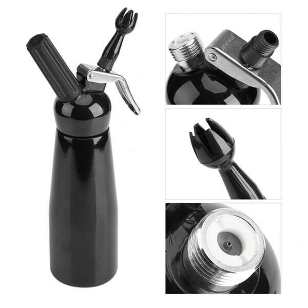 De Garrafa Chantilly Sifão Profissional 500ml 3 Bicos