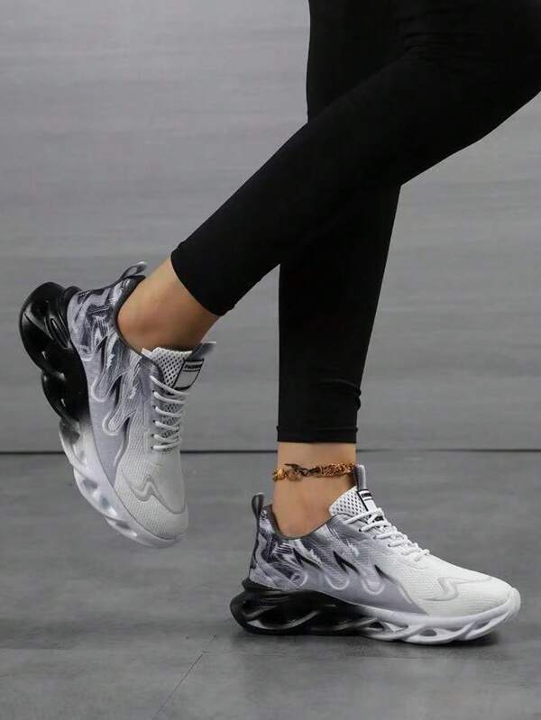 Damen Herbst Neue Mesh atmungsaktive Lässig Sneaker Sportschuhe, Unisex