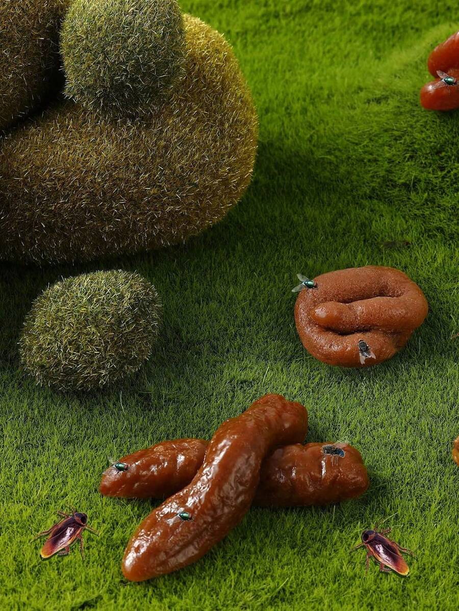 1pc Party Gifts,Halloween Floating Fake Prank Poop Decoration, Brown ...
