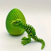 3D 打印恐龙雕像，具有灵活的下巴和可移动的全身关节，可收藏的展示模型，生日/复活节/圣诞节/节日礼物 - 彩色 - 查看 20
