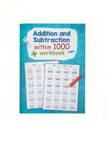 32 Page Addition And Subtraction Within 1000 Math Workbook, Math Practice Book Activity Worksheets - How Many - View 8