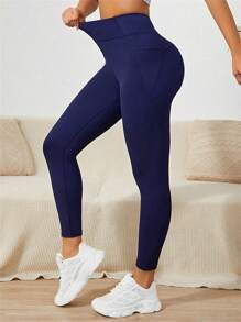 Letnie treningi damskie czarne podnoszące pośladki i wyszczuplające talię Peach Hip Fitness, legginsy do ćwiczeń jogi