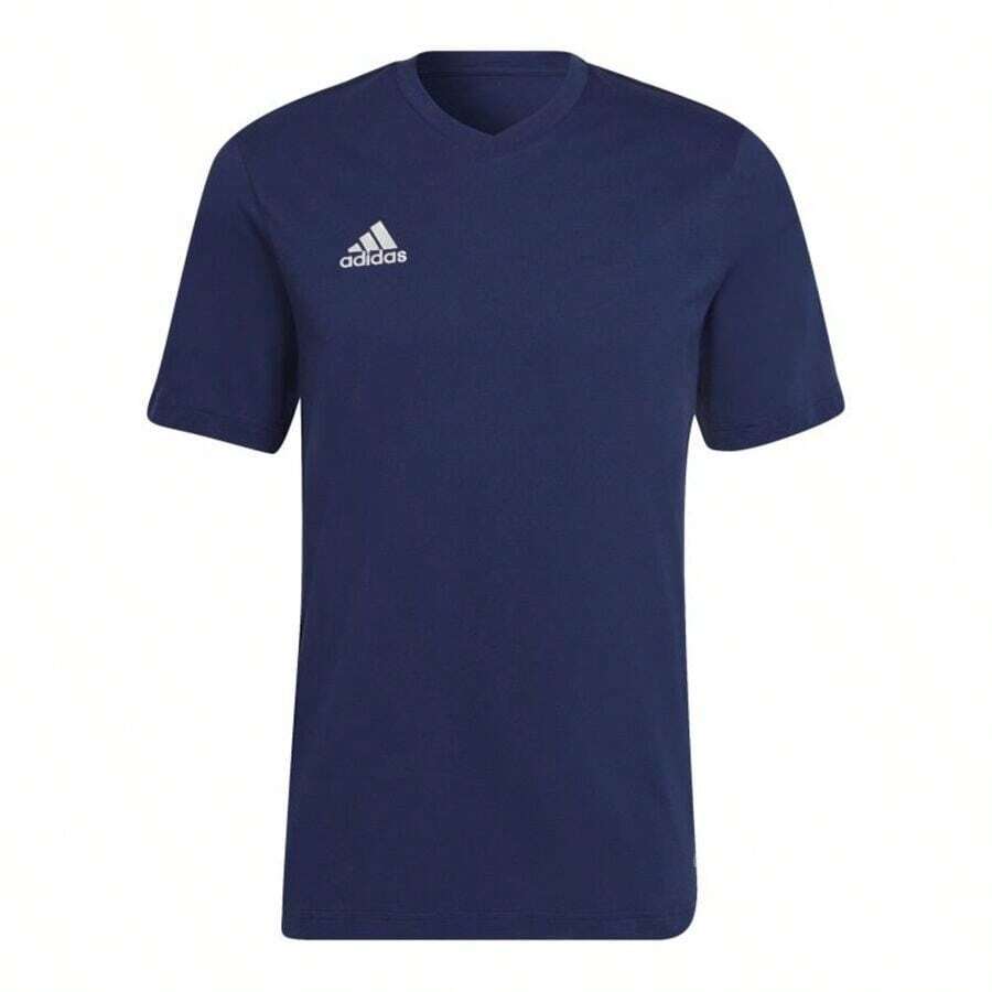 T-Shirt Adidas Entrada 22 M HC0450 - Navy Blue - View 1
