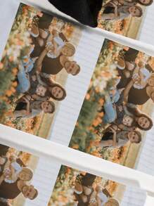 Calze personalizzate con foto, calze stampate personalizzate, calze divertenti con ritratti personalizzati, metti qualsiasi volto sulle calze, regalo per anniversario, San Valentino, compleanno, matrimonio, festa della mamma, festa del papà, migliore amico, regalo per mamma/papà, ragazza/ragazzo, lei/lui, animale domestico - Bianco - Visualizzare 5