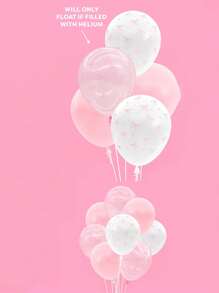 31 piezas/10 piezas Globos de látex rosas de 12 pulgadas con lazos, adecuados para decoración de fondo de fiesta de cumpleaños, decoración de boda, decoración de fiesta de propuesta, decoración del hogar para el Día de la Madre, fotografía al aire libre, decoración de fiesta de San Valentín, accesorios fotográficos, decoración de escenarios