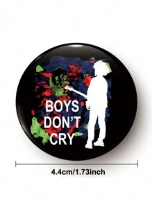1pc Fun Pattern Badge Brooch, Women's Lapel Pin, Brooch, Bag Decor, Fashion Accessory, A Fun Gift For Friends, Family, Teachers And Classmates - Multicolor - View 6