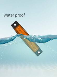 8pcs/Pack Truck LED Side Indicator Light Super Bright 6LED Waterproof SMD Side Warning Light 12V 24V Turn Signal Lighting Car Warning Light - Multicolor - View 7