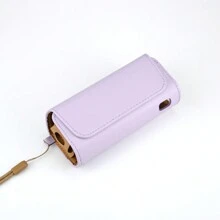 IQO 3.0/3.0DUO/ILUMA/PRIME, 20 HeatSticks, SMARTCORE STICKS, bolsa para guardar cigarros com couro PU de grão de cordeiro, toque delicado e agradável à pele, acessórios multicoloridos para a vida, adequado para presentes de Natal para homens e mulheres