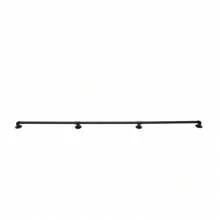 Rainaut Stair Handrail, 8 Feet Handrails For Stairs, Galvanized Metal Industrial Pipe Railing Indoor Pipe Stair Railing With Wall Mount Support, Round Corner - 8ft - View 3