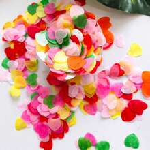 1 paquet/5000 pièces de confettis en forme de cœur de 1 pouce, blancs et rouges, roses, or/rouges/rose gold paillettes, papier de soie de couleurs mélangées. Confettis en forme de cœur pour la décoration de la Saint-Valentin - pour lancer des cœurs pour le mariage, la décoration de table romantique, le lieu, le bouquet à la main, le remplissage de ballons transparents