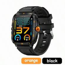 1pc Teen Smartwatch, 3ATM Waterproof, 1.96" Large Display, Rugged Sport Smart Watch, Fitness Tracker With Heart Rate & Sleep Monitoring, Compatible With IOS And Android - Multicolor - View 10
