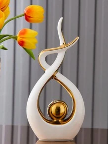 1pc Modern Abstract Art Sculpture Decor, Suitable As Desktop Ornament, Decoration For Dining Room, Living Room, Office, Home, Bedroom, Dorm, Best Gift For Christmas And Valentine's Day (Size Runs Small, Please Consider Carefully Before Purchasing) - Multicolor - View 9