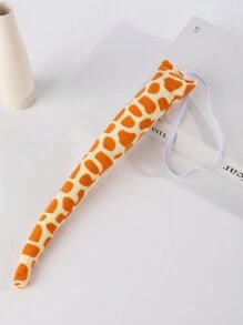 Animal Tail Elastic Belt Game Props, Cow, Giraffe, Mouse, Cat, Wolf, Tiger, Pig, Fox - Multicolor - View 6