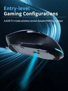 AJAZZ AJ039 Ratón para juegos con cable PAW3212 DPI7200 se puede personalizar