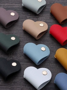 10/6/1 Zestaw Różnych Organizerów Kabli W Kształcie Serca, Organizer Do Zarządzania Kablami Ze Skóry PU, Prezent Dla Niemowląt, Idealny Do Słuchawek Dousznych, Kable Do Transakcji Danych, Akcesoria Podróżne