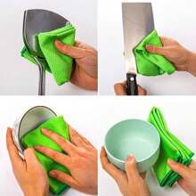 4Set (5pcs/Set)NanoScale Streak Free Miracle Polishing Reusable Cleaning Cloths - Color Mixing - View 8