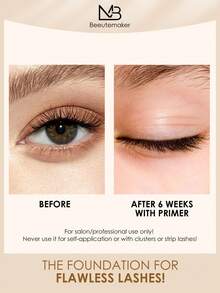 Beeutemaker Lash Primer cho lông mi nối 15ml Chỉ sử dụng chuyên nghiệp Dễ dàng loại bỏ protein và dầu Tăng cường độ kết dính của keo dán - màu nâu - Xem 5