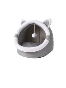 1 Peça Nova Cama Versátil para Gatos, Adequada para Gatos e Cachorros, Almofada de Estimação Removível e Lavável para Todas as Estações