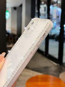 1 件水钻 TPU 手机壳保护套适用于 防水防震防摔防刮 - 無色 - 查看 5