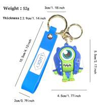 Disney Disney Monster University Keychain, Perfect For Keys, Bags, Car Decorations, Ideal Gift For Friends, Couples, Birthdays, Christmas, Halloween (It Is Normal For Low-Value Products To Occasionally Have A Few Defects.)