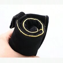 Hitzebeständiger, feuerfester Handschuh, Schweißhandschuhe für hohe Temperaturen, lange Lederhandschuhe für Schweißer, für Grill, Holzofen, Kamin, 14 Zoll (schwarz) - Schwarz - Übersicht 4