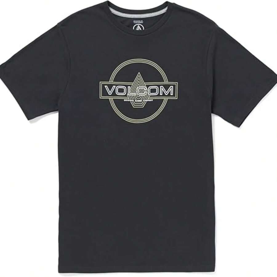 Volcom Men's Line Service Short-Sleeved T-Shirt - Black - View 1