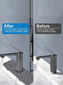 1/3 tấm thảm nhỏ giọt vòi nước bằng silicon - Thảm bảo vệ bồn rửa chống thấm nước và chống trượt cho nhà bếp và phòng tắm, thảm chống bắn nước vòi nước, thảm bồn rửa, đồ trang trí nhà bếp, đồ trang trí nhà cửa, hoàn hảo cho lễ Halloween, Giáng sinh, Lễ tạ ơn, Ngày của mẹ, quà tặng tốt nghiệp, thảm chống trượt - Nhiều màu - Xem 9