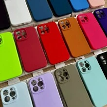 Angel Eye Silicone Case For IPhone 11 12 13 14 15 16 Pro Max Cover Premium Skin Feel Phone Case - Màu đỏ - Xem 7