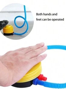 1/2 pezzi portatile gonfiatore per palloncini, gonfiatore a piede ad alta pressione per palloncini, pompa portatile a mano moderna per gonfiare palloncini da festa, gonfiatore portatile a pressione per palloncini, gonfiatore manuale in plastica per palloncini da matrimonio, gonfiatore a piede o a pressione manuale, perfetto per palloncini e anelli da nuoto, forniture per feste, forniture per le vacanze