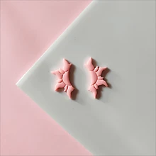 Luxury Classic Fan/Crescent Shape Polymer Clay DIY Earrings Earrings Jewelry Full Set Cutting Mold - White - View 2