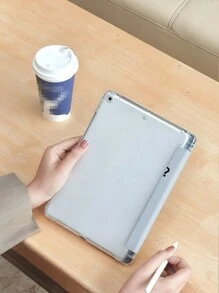 Étui de protection "Ne pas toucher ma tablette", compatible avec Samsung Galaxy Tab/iPad, iPad 9e/8e/7e génération 10,2", nouvel iPad 10e génération, avec fonction de réveil/veille automatique, protection anti-chute sur les quatre coins - Multicolore - Voir 5